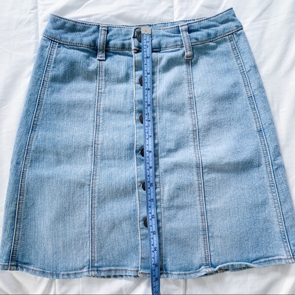 Mission light wash denim skirt - Picture 6 of 7